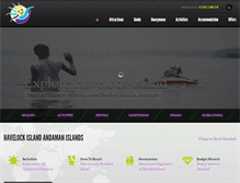 Tablet Screenshot of havelockisland-andaman.com